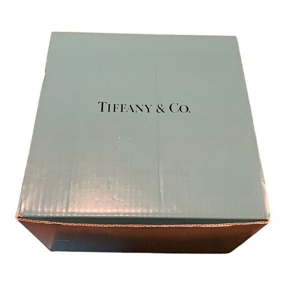 Tiffany & Co. Cube Large Gift Box w/ Tissue Paper 10”x10”x6.75” Storage READ - Picture 1 of 16